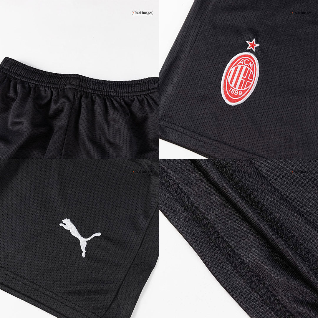 Maillot de football domicile AC Milan pour enfant (maillot, short, chaussettes) 2025/26 rouge et noir