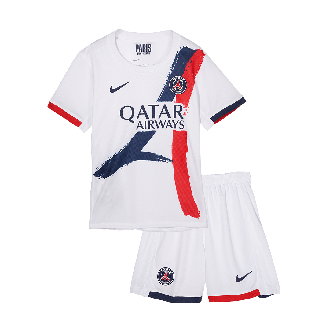 Camiseta de fútbol visitante del PSG para niños (camiseta y pantalón corto) 2024/25