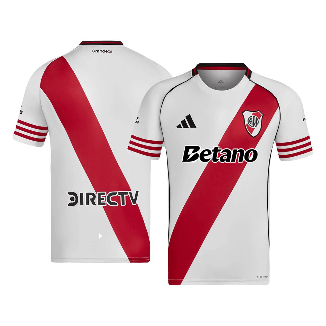 Kits de fútbol Camiseta de fútbol local de River Plate 25/26 Rojo y blanco