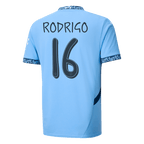 Camiseta de fútbol local RODRIGO #16 del Manchester City 2024/25 - UCL