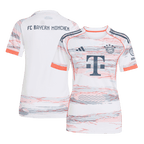 Camiseta de fútbol visitante del Bayern Múnich 2025/26 para mujer, color blanco
