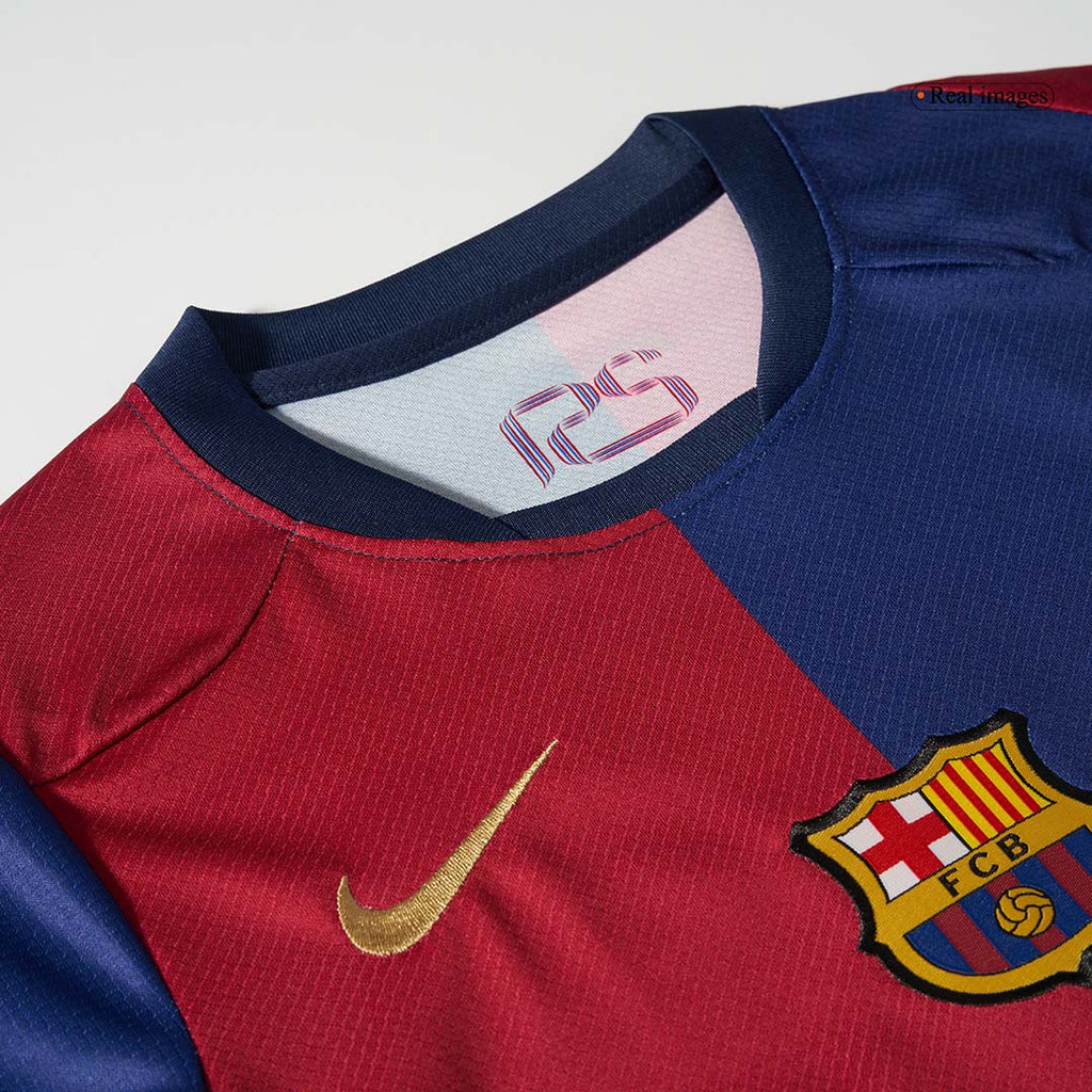 Kits de fútbol para niños del Barcelona, ​​kits de fútbol personalizados para el hogar 2024/25