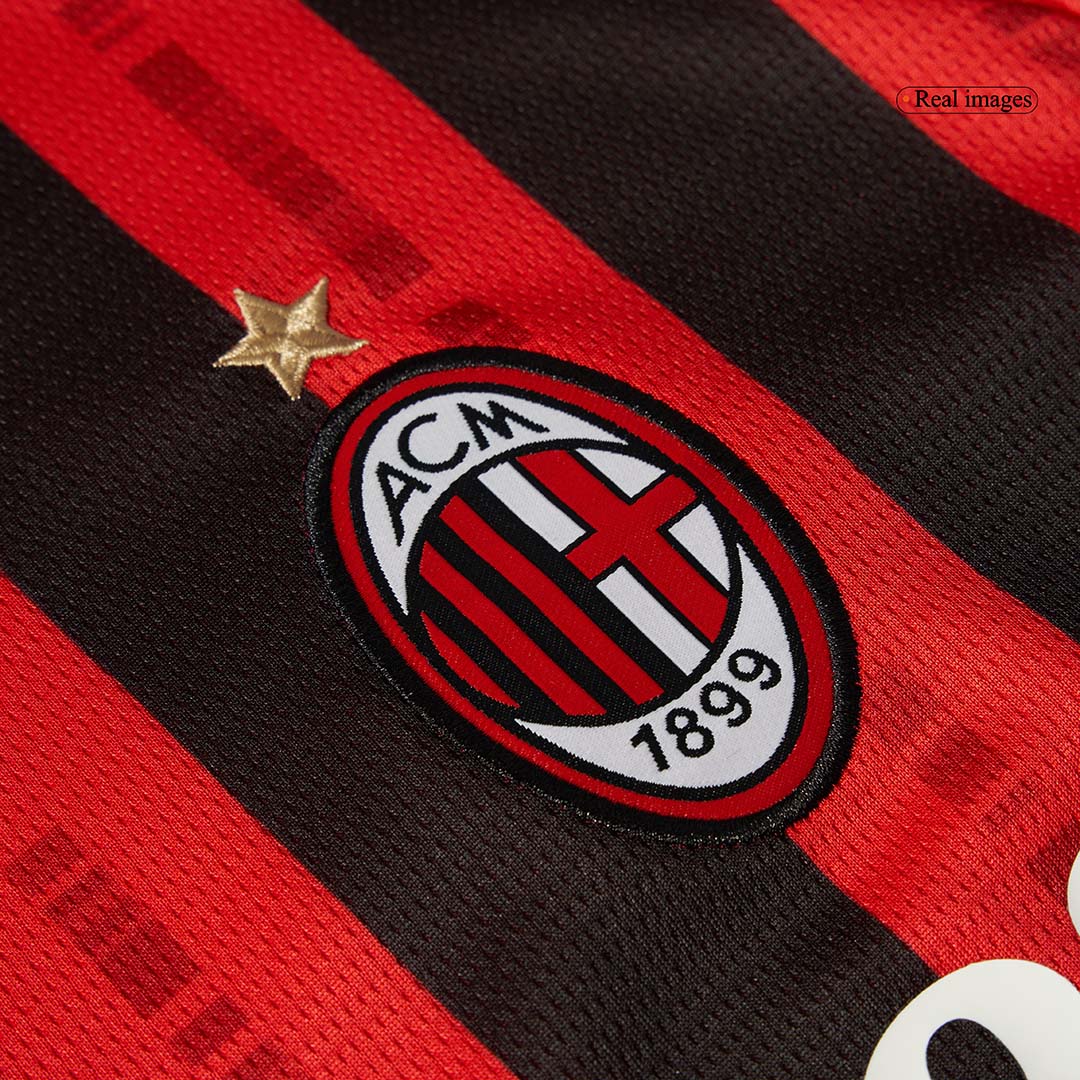 Soccer Kits AC Milan Home Long Sleeve Soccer Jersey 2024/25