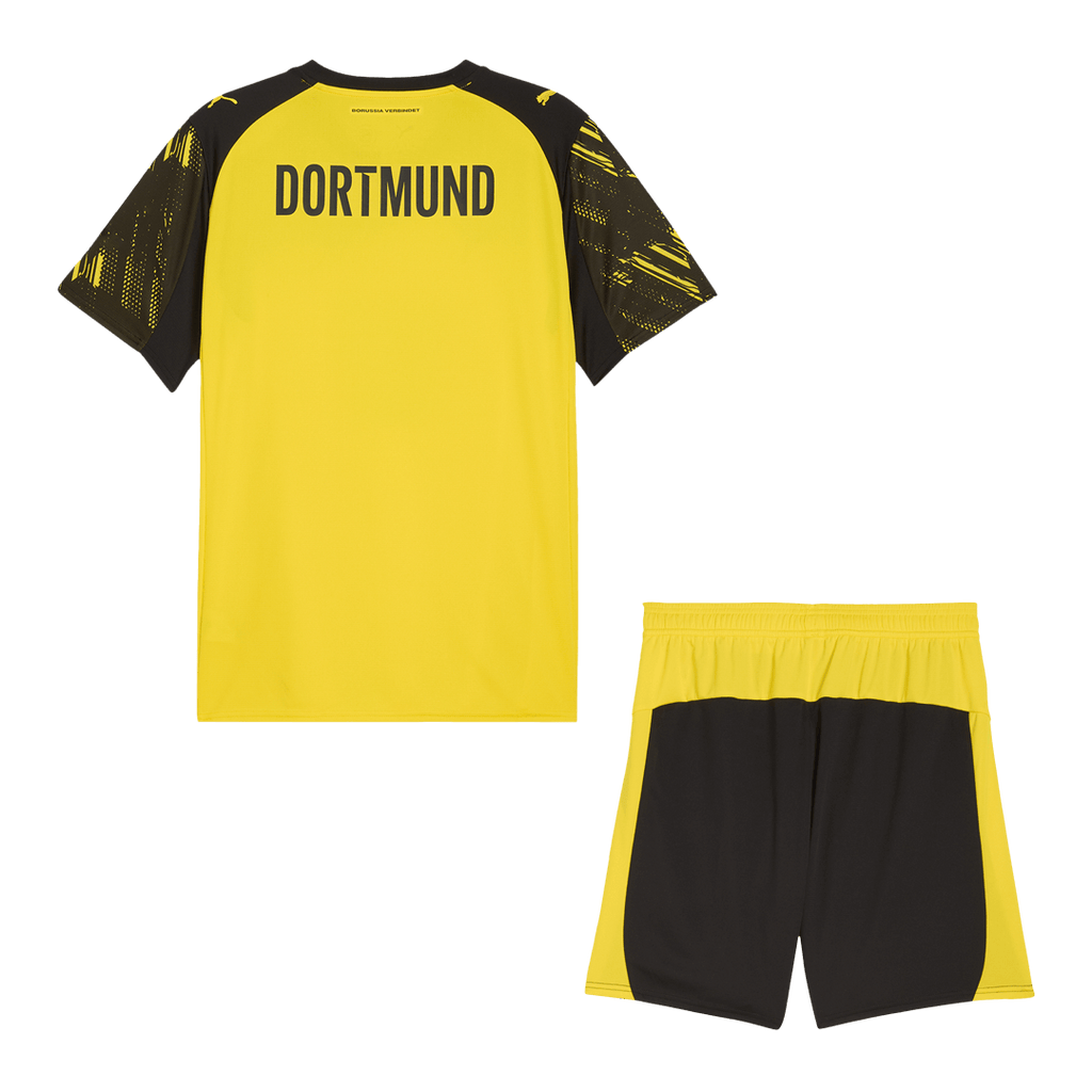 Soccer Kits Borussia Dortmund Home Soccer Jersey Kit(Jersey+Shorts) 2025/26 Yellow