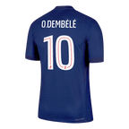 Soccer Kits Authentic O.DEMBÉLÉ #10 PSG Home Soccer Jersey 2025/26 Navy