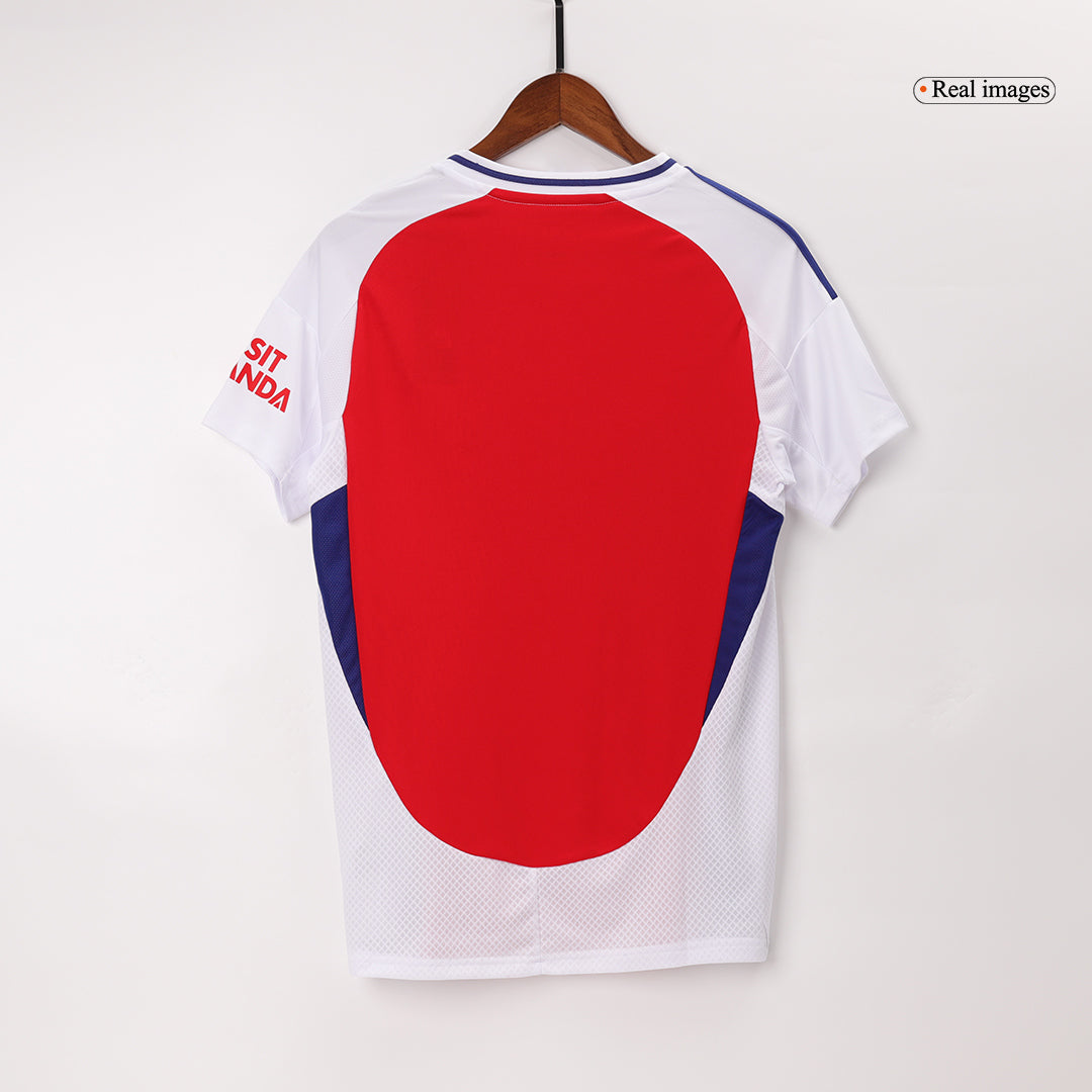 Camiseta de fútbol local RICE #41 del Arsenal 2024/25, roja - UCL