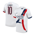Maillot de football O.DEMBÉLÉ#10 PSG Extérieur 2024/25 Blanc - UCL
