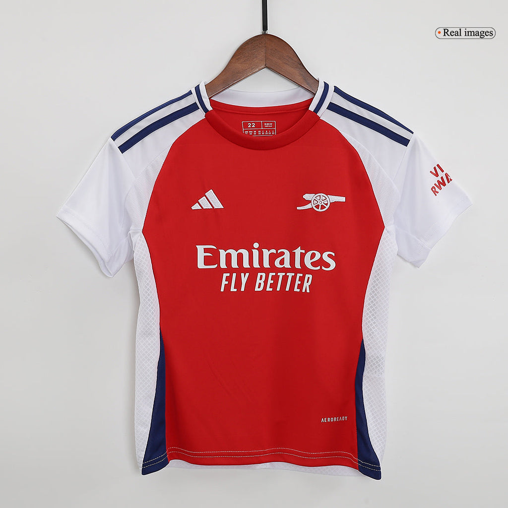 Kit de fútbol para niños: camiseta local del Arsenal (camiseta y pantalones cortos) 2024/25