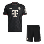 Soccer Kits Bayern Munich Third Away Soccer Jersey Kit(Jersey+Shorts) 2025/26 Black