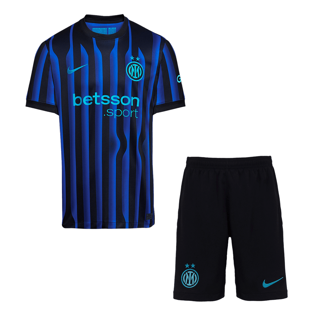 Maillot de football Inter Milan Domicile (Maillot + Short) 2025/26 Bleu et Noir