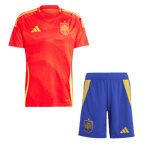 Camiseta de fútbol de España (camiseta y pantalón corto) para la Eurocopa 2024