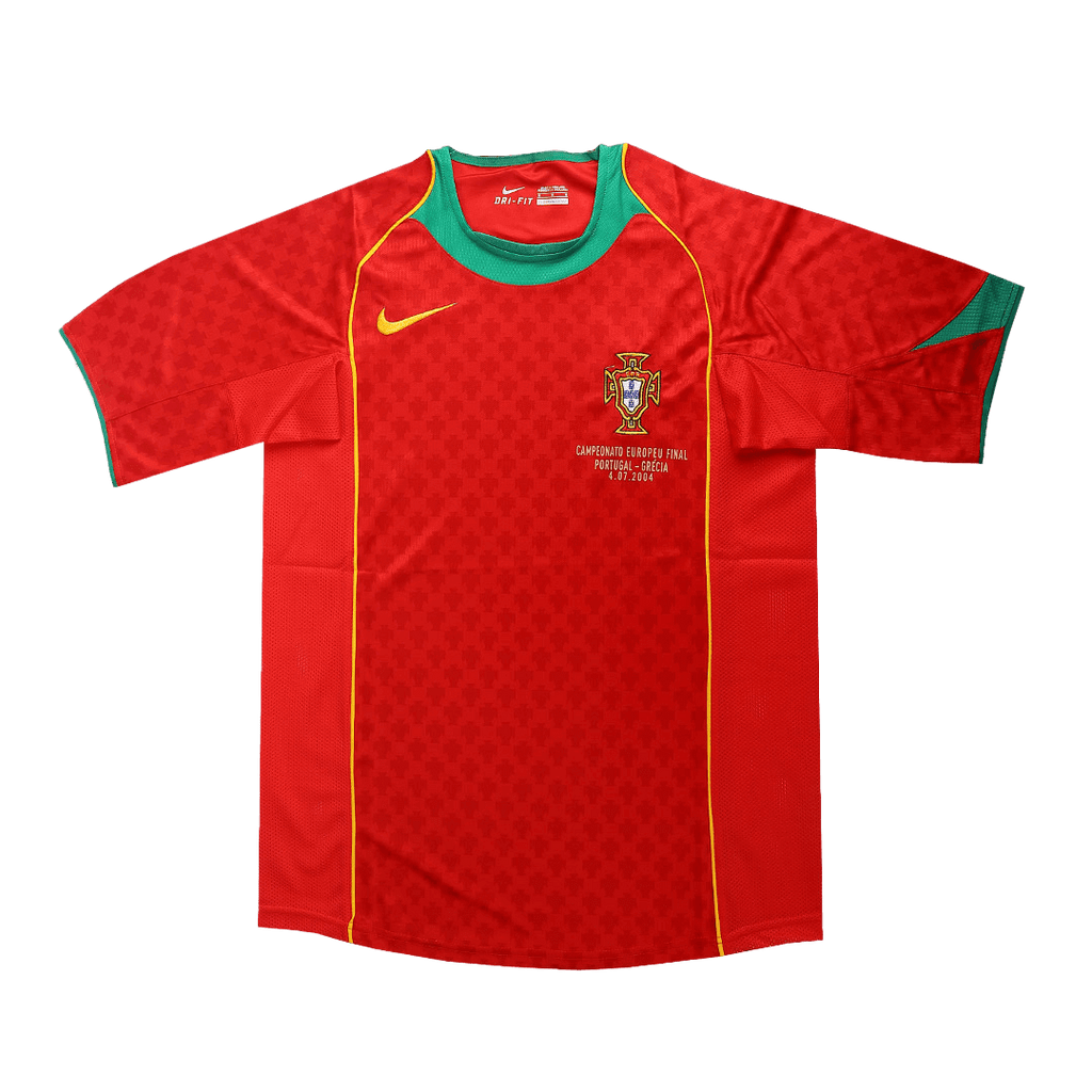 Maillot de football rétro domicile Portugal 2004 - Finale de l'Euro