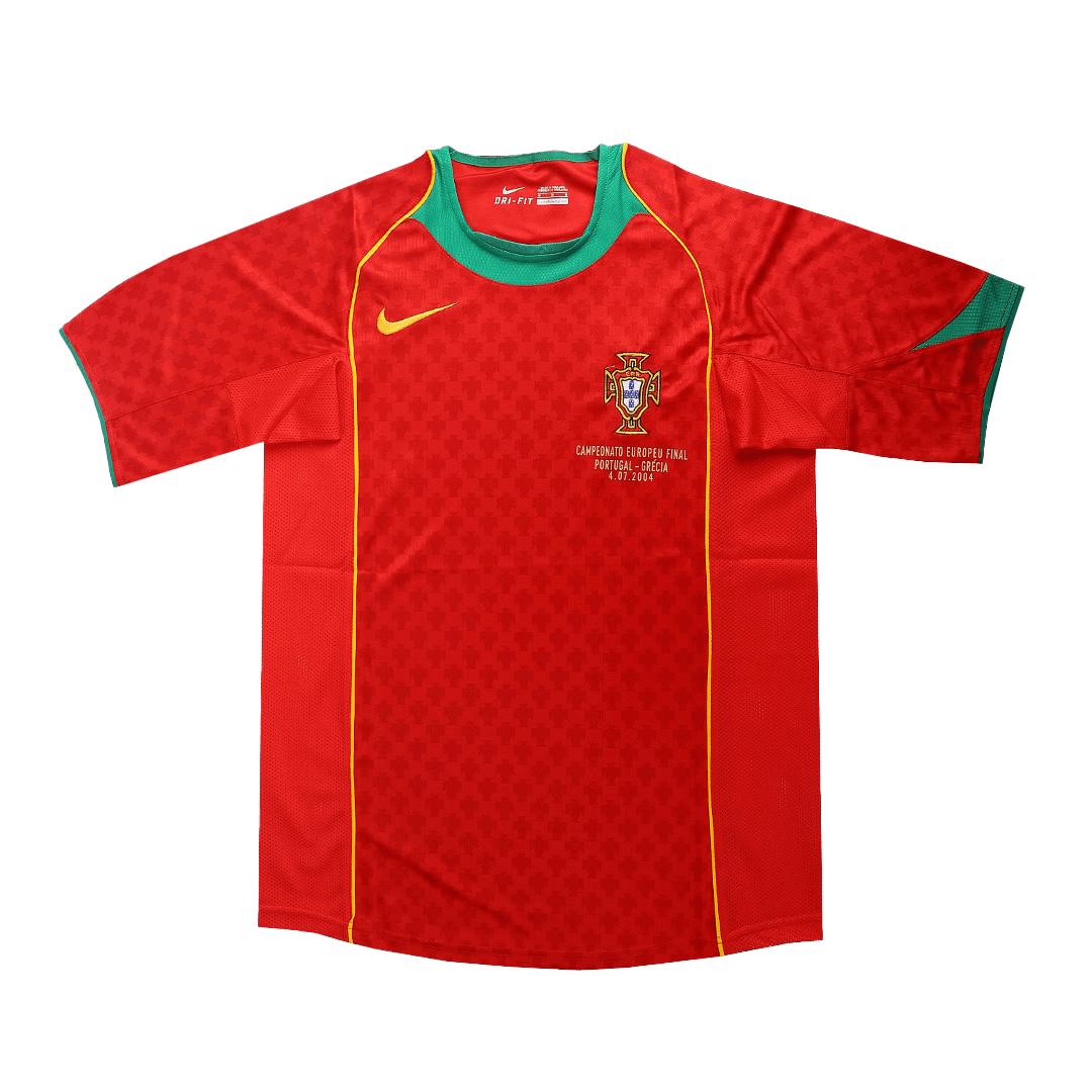 Camiseta de fútbol retro de Portugal 2004 (final de la Eurocopa)