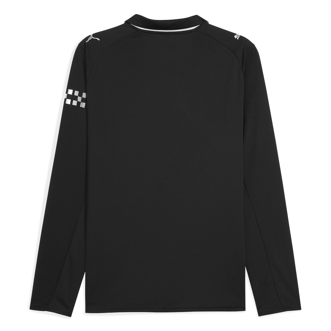 Soccer Kits 25/26 Manchester City Away Long Sleeve Soccer Jersey Black