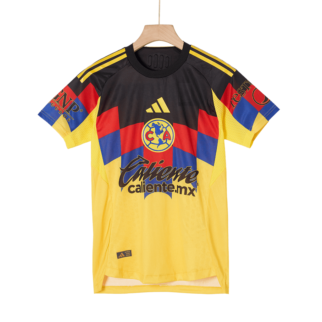 Soccer Kits Authentic Club America Home Soccer Jersey 2025/26 Yellow