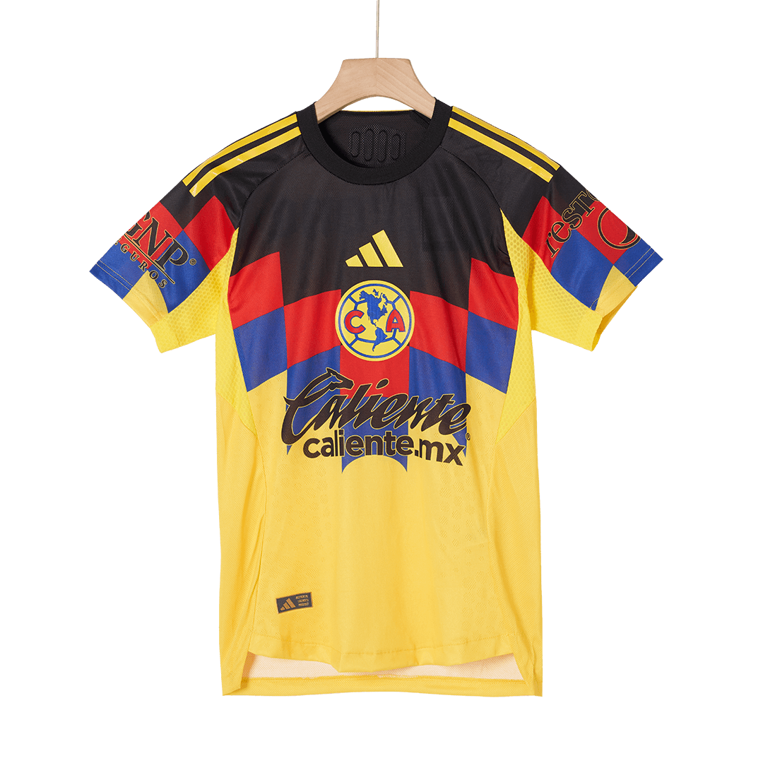 Soccer Kits Authentic Club America Home Soccer Jersey 2025/26 Yellow