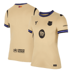 Camiseta de fútbol visitante del Barcelona 25/26 para mujer, amarilla