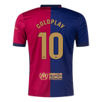Soccer Kits COLDPLAY #10 Barcelona Home Soccer Jersey 2024/25 - COLDPLAY