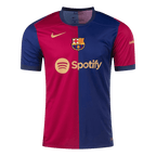 Maillot de football domicile LAMINE YAMAL #19 Barcelone 2024/25