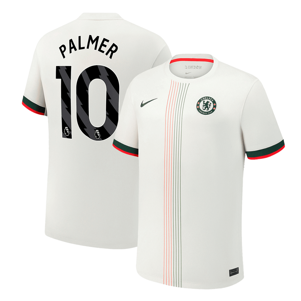 Maillot de football extérieur PALMER #10 Chelsea 2025/26 Blanc