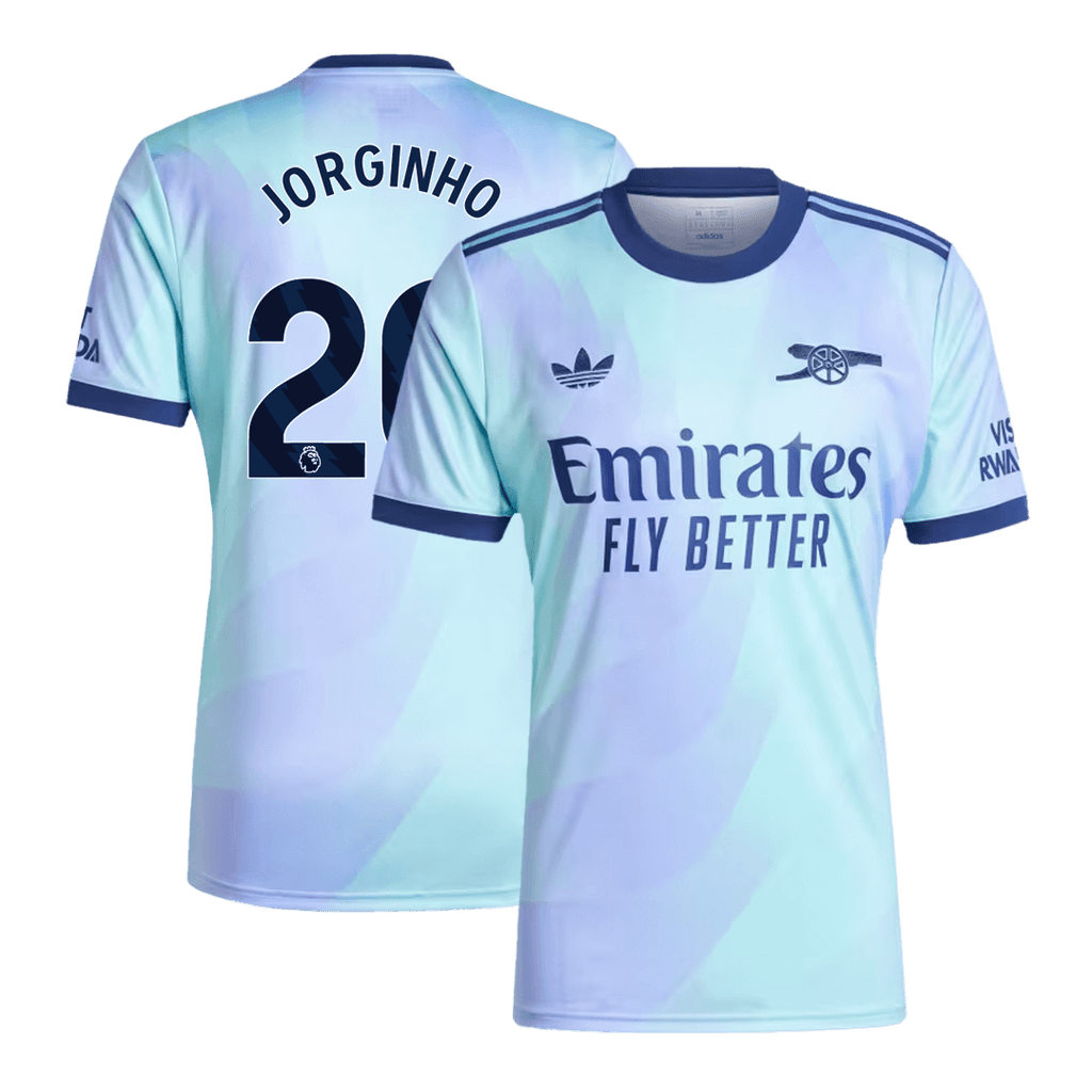 Maillot de football extérieur JORGINHO #20 Arsenal 2024/25