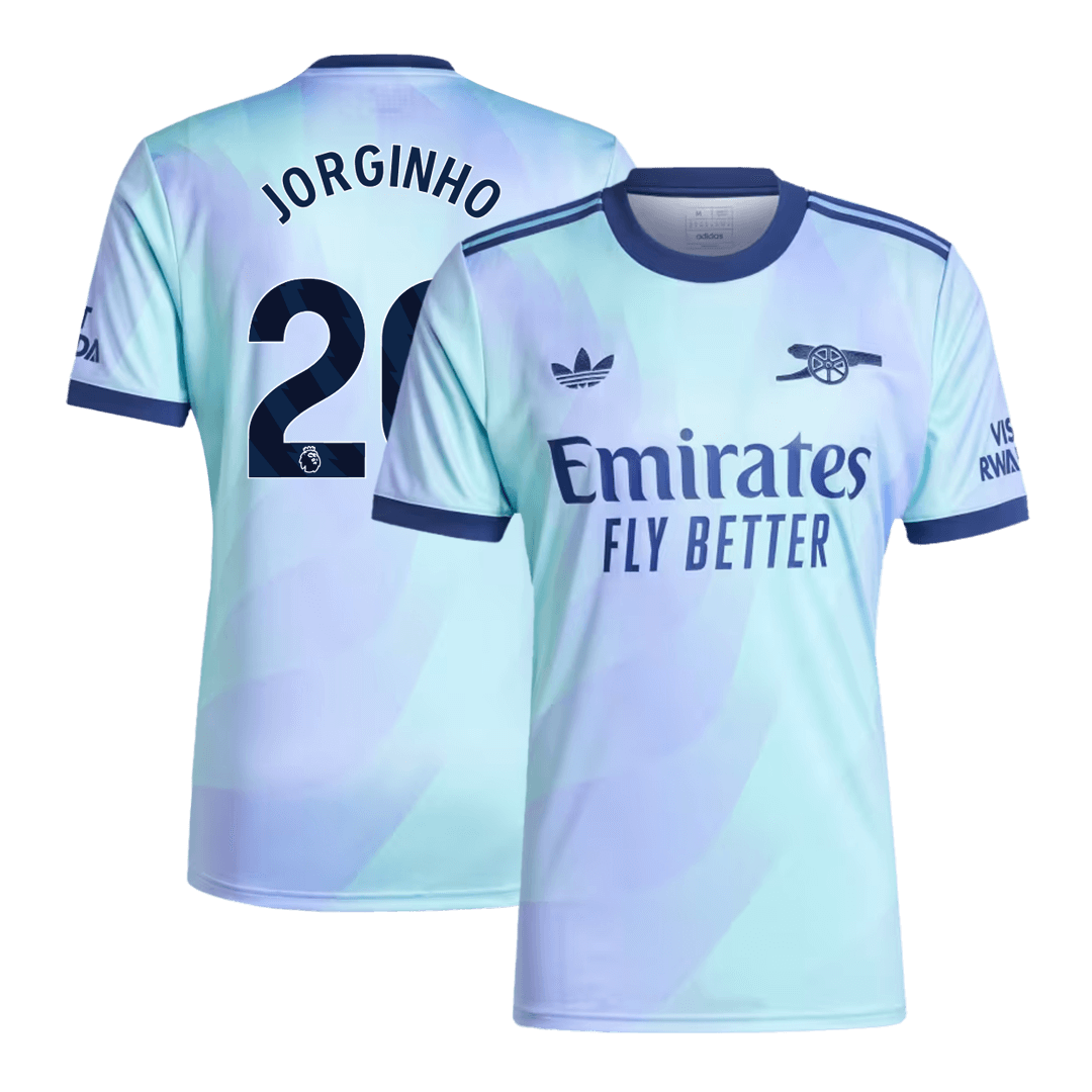 Maillot de football extérieur JORGINHO #20 Arsenal 2024/25
