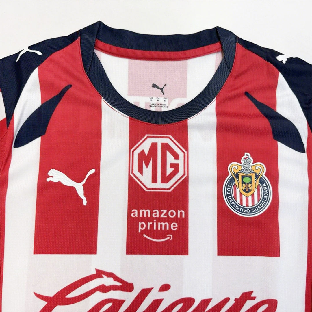 Soccer Kits Chivas Home Soccer Jersey 2025/26 Red&White