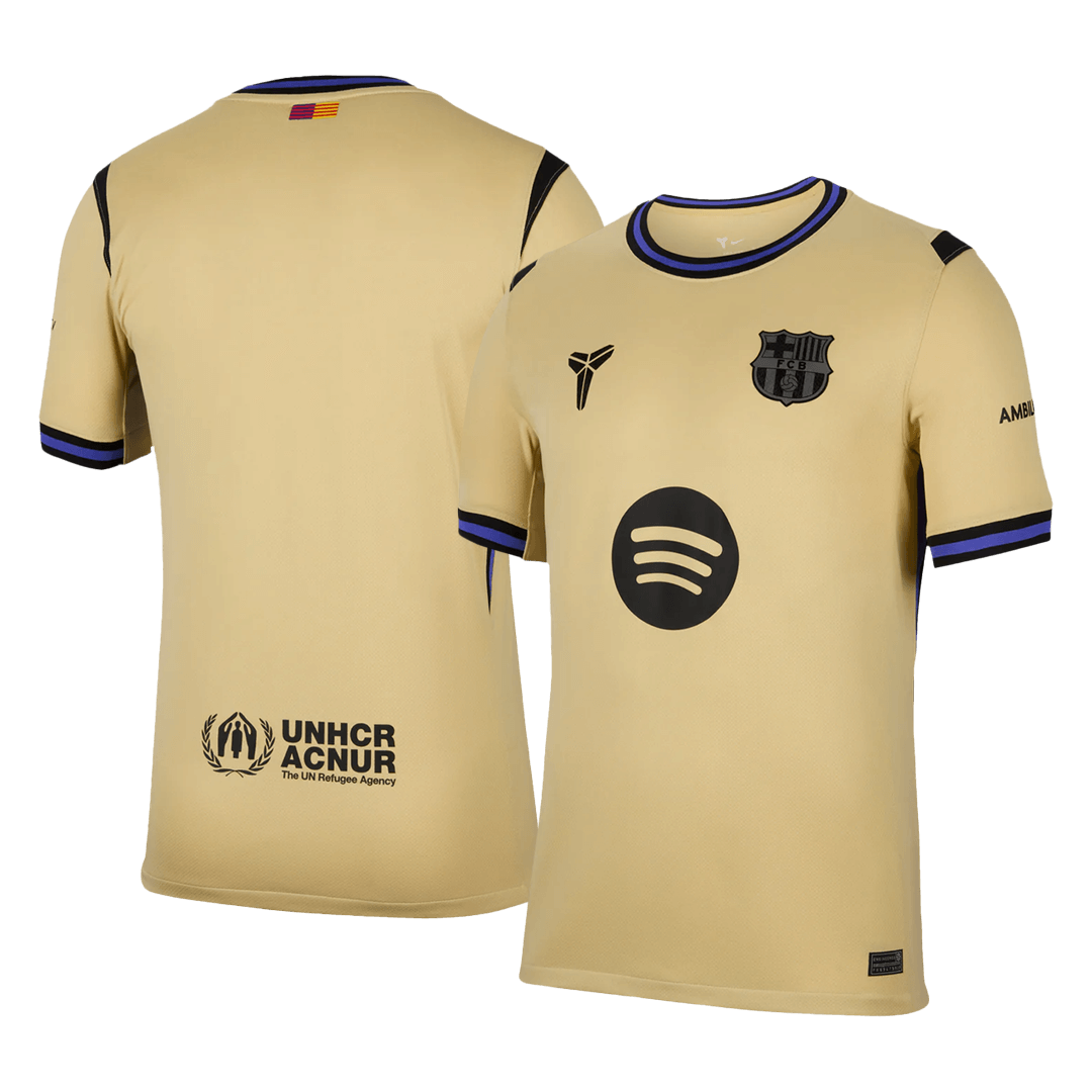 Soccer Kits Barcelona Away Soccer Jersey 2025/26 Yellow