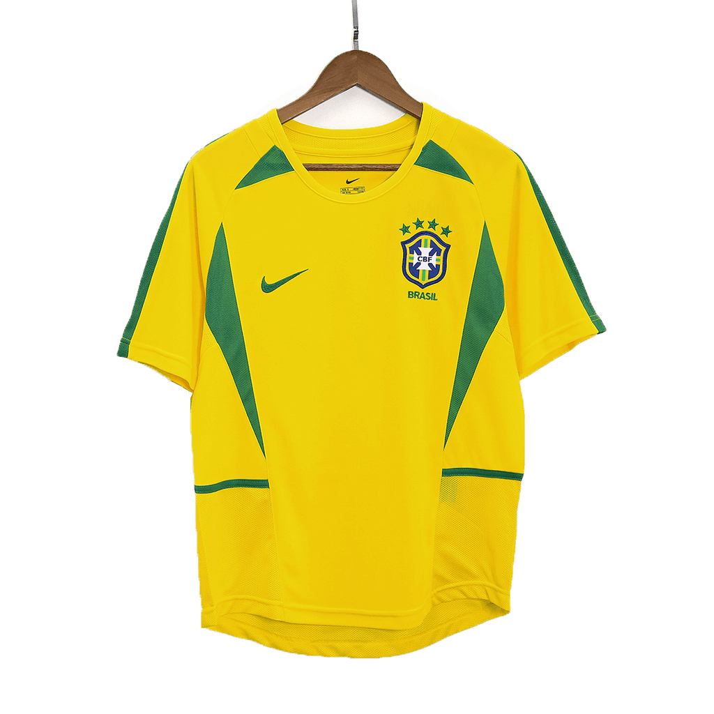 Camiseta de fútbol retro de Brasil 2002/03 (local)
