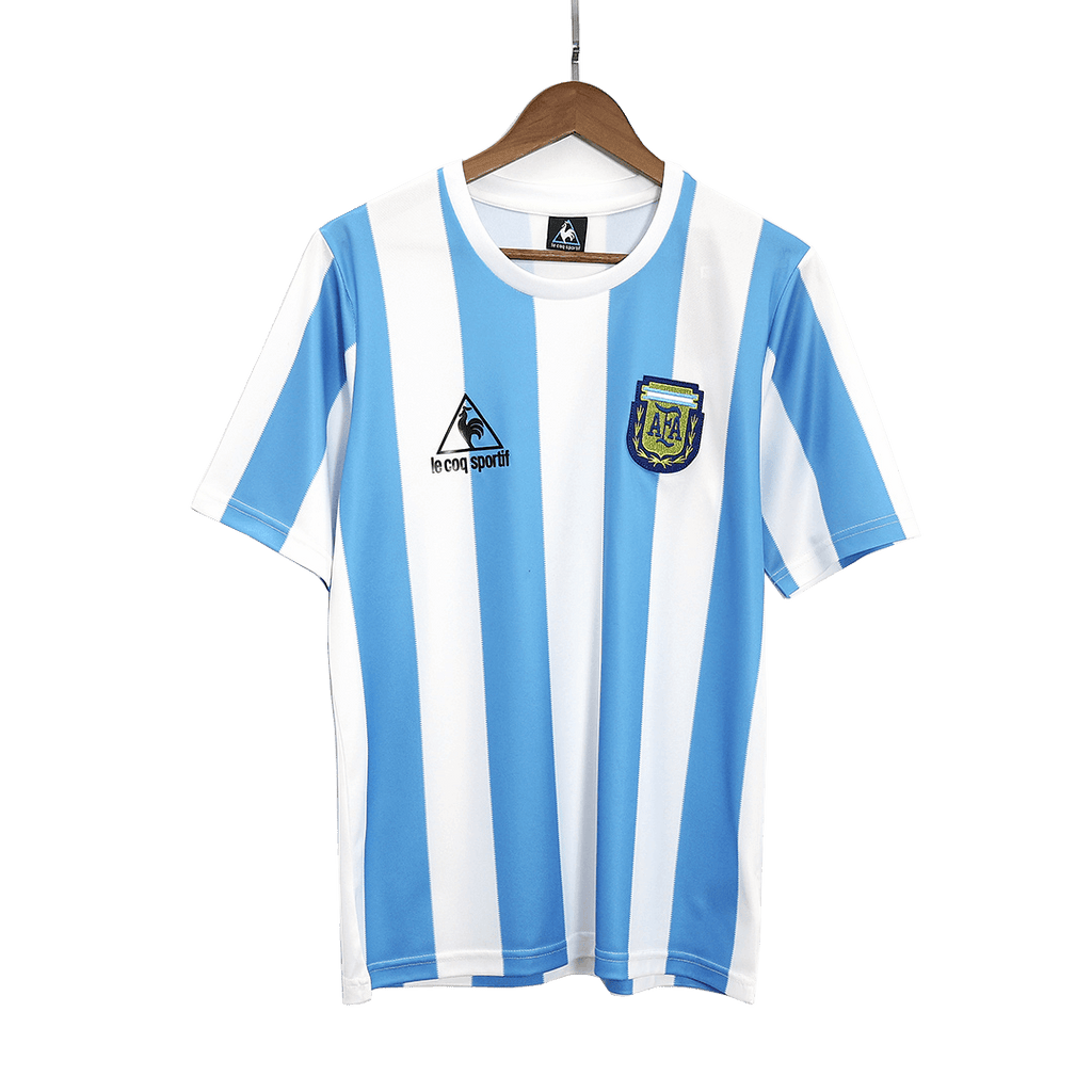 Kits de fútbol Retro 1986 Argentina Camiseta de fútbol local 