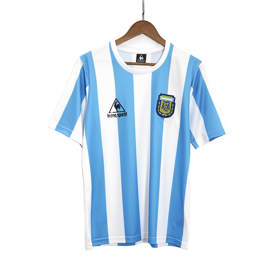 Kits de fútbol Retro 1986 Argentina Camiseta de fútbol local 
