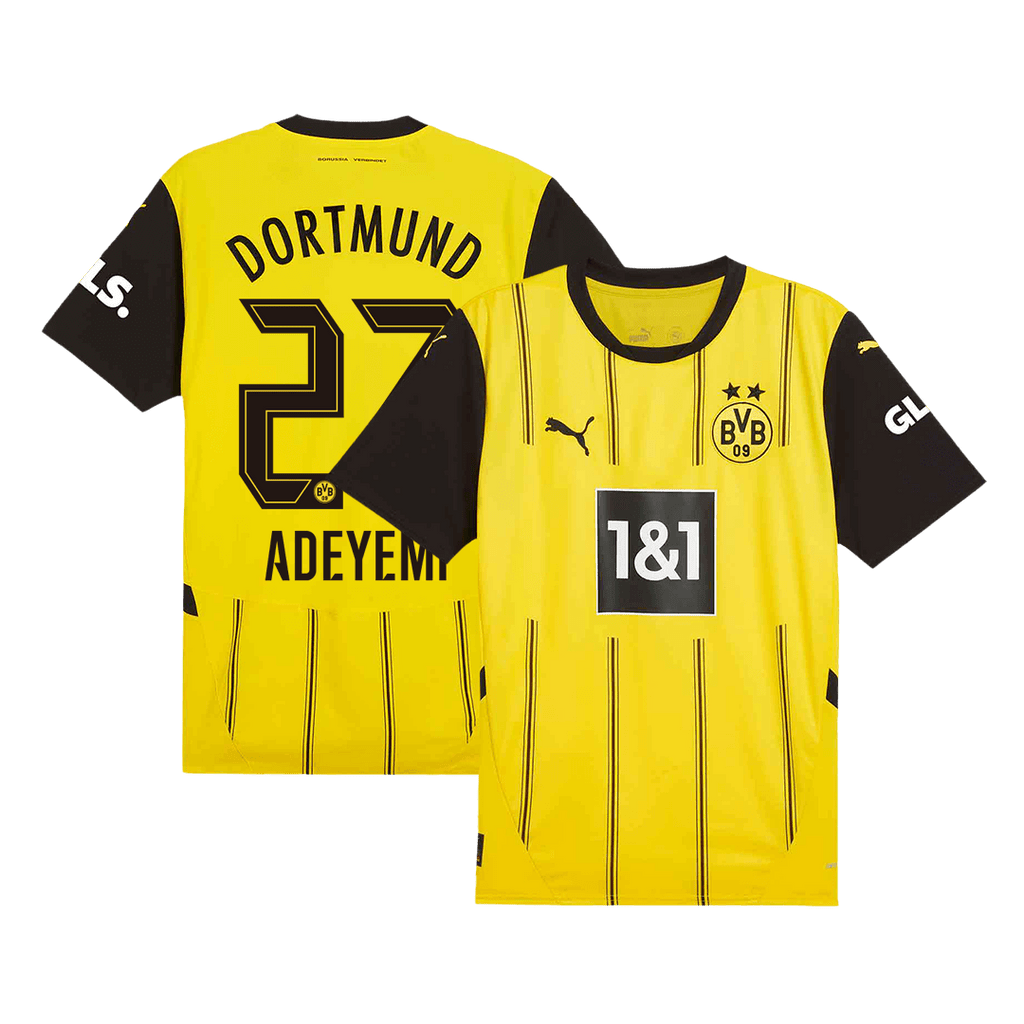 Soccer Kits ADEYEMI #27 Borussia Dortmund Home Soccer Jersey 2024/25