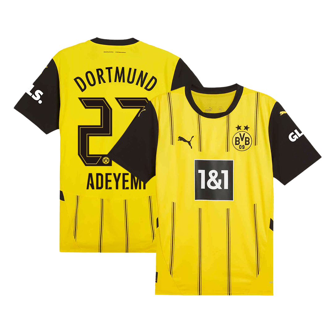 Soccer Kits ADEYEMI #27 Borussia Dortmund Home Soccer Jersey 2024/25