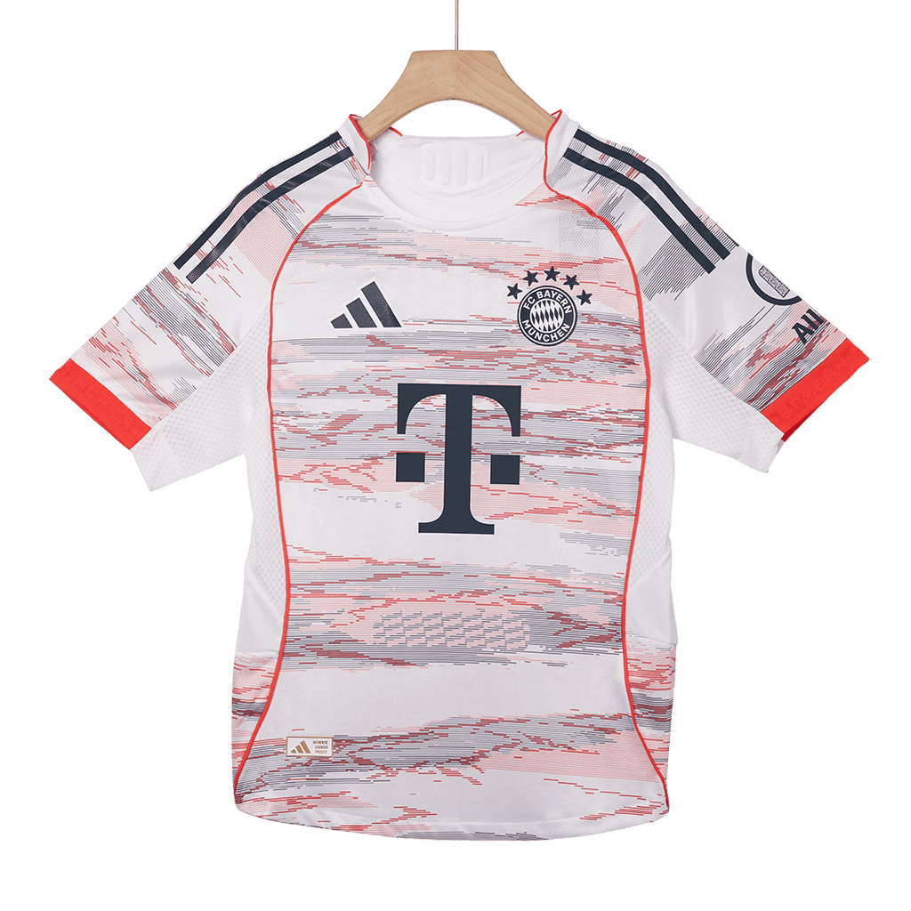 Soccer Kits Authentic  MÜLLER  #25 Bayern Munich Away Soccer Jersey 2025/26 White