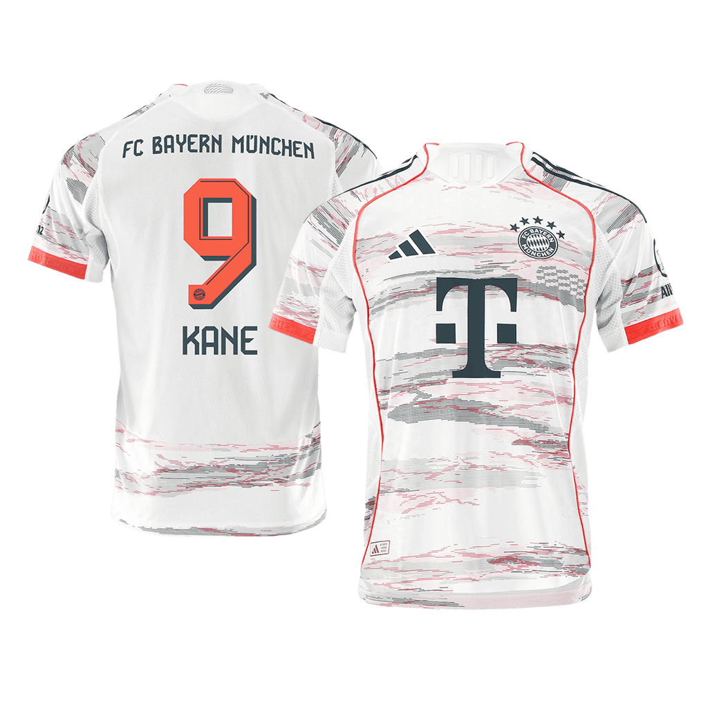 Soccer Kits Authentic KANE #9 Bayern Munich Away Soccer Jersey 2025/26 White