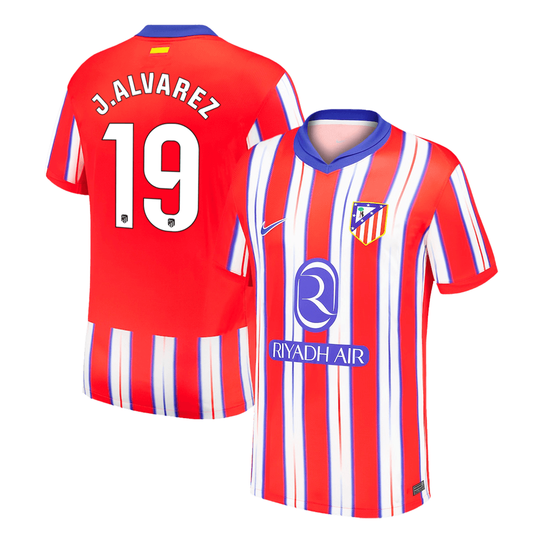 Maillot de football J.ALVAREZ #19 Atlético Madrid Domicile 2024/25