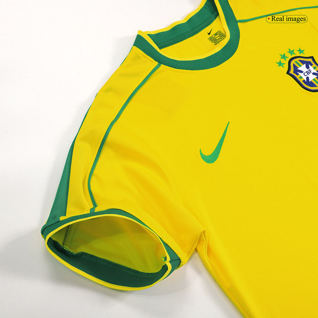 Camiseta de fútbol retro RIVALDO #10 de Brasil 1998 - Copa del Mundo