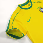 Camiseta de fútbol retro RONALDO #9 de Brasil 1998 - Copa del Mundo