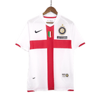 Camiseta de fútbol retro de visitante del Inter de Milán 2007/08