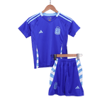 Maillot de football extérieur Argentine pour enfant (maillot + short) Copa America 2024