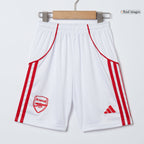Kit de fútbol para niños: camiseta de local del Arsenal (camiseta, pantalones cortos y calcetines) 2025/26, color rojo