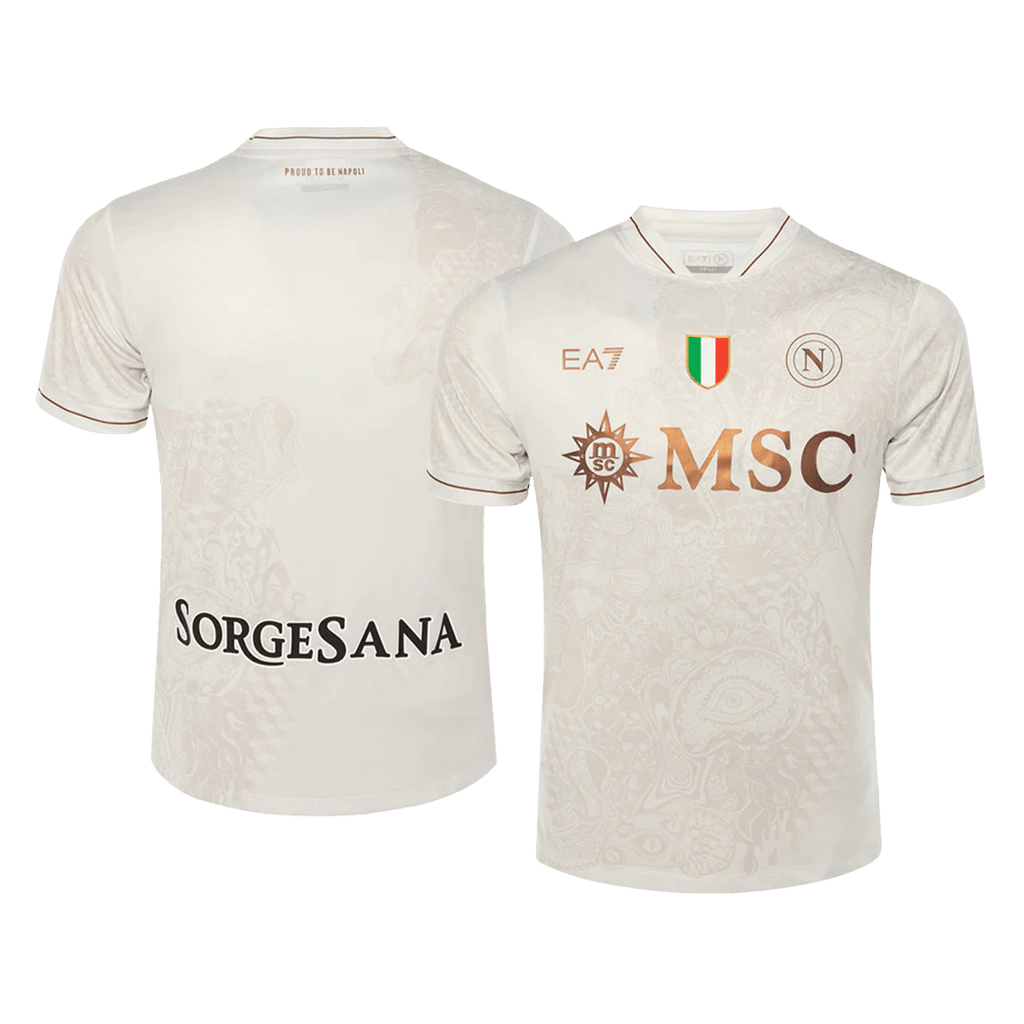 Maillot de football extérieur Naples 2025/26 Sable