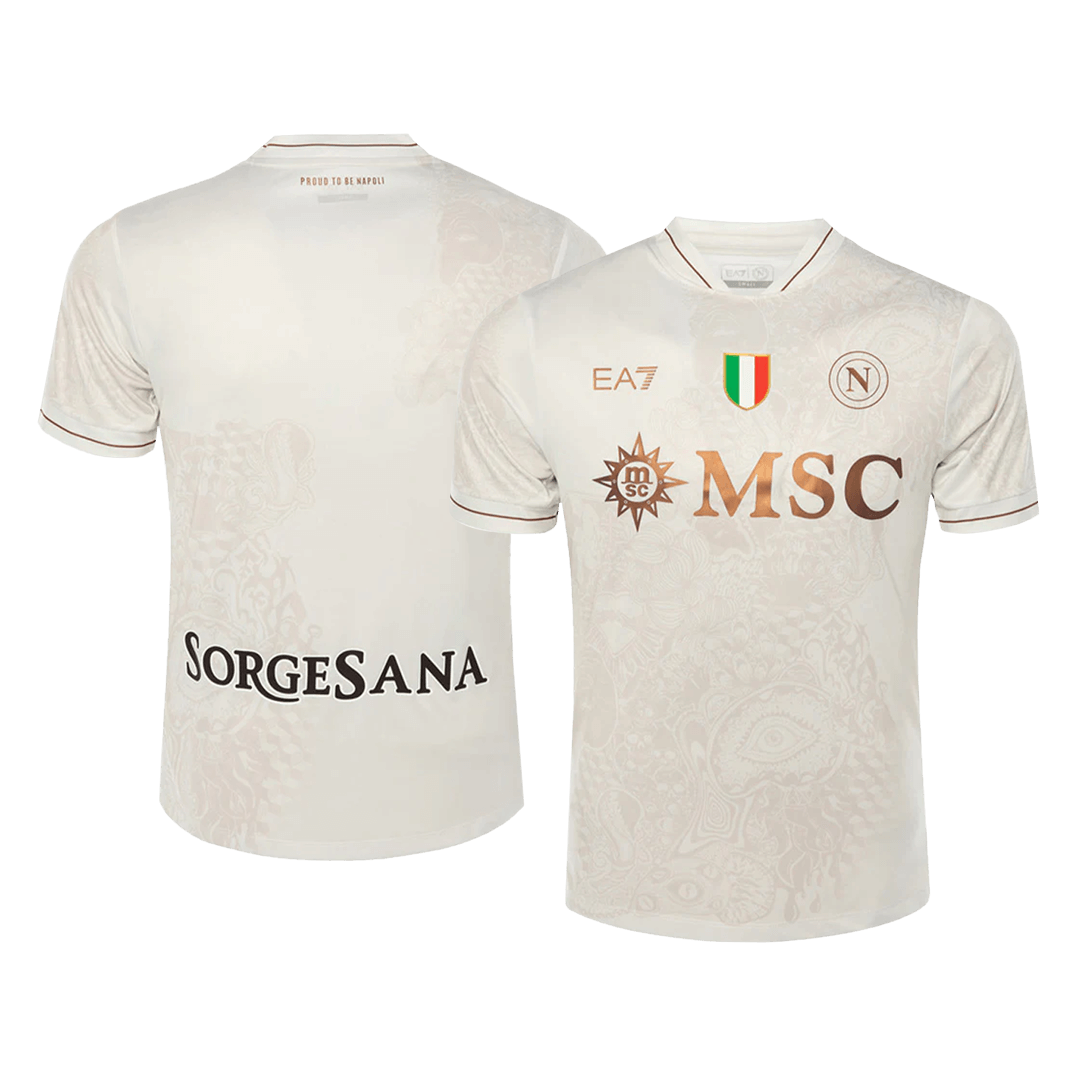Maillot de football extérieur Naples 2025/26 Sable