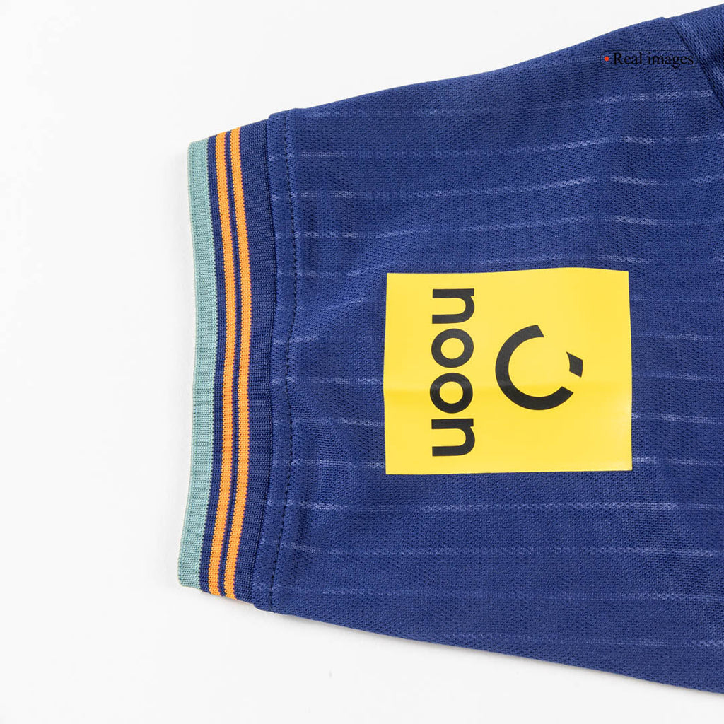 Camiseta de fútbol infantil de visitante del Newcastle United (camiseta y pantalón corto) 2025/26, azul marino