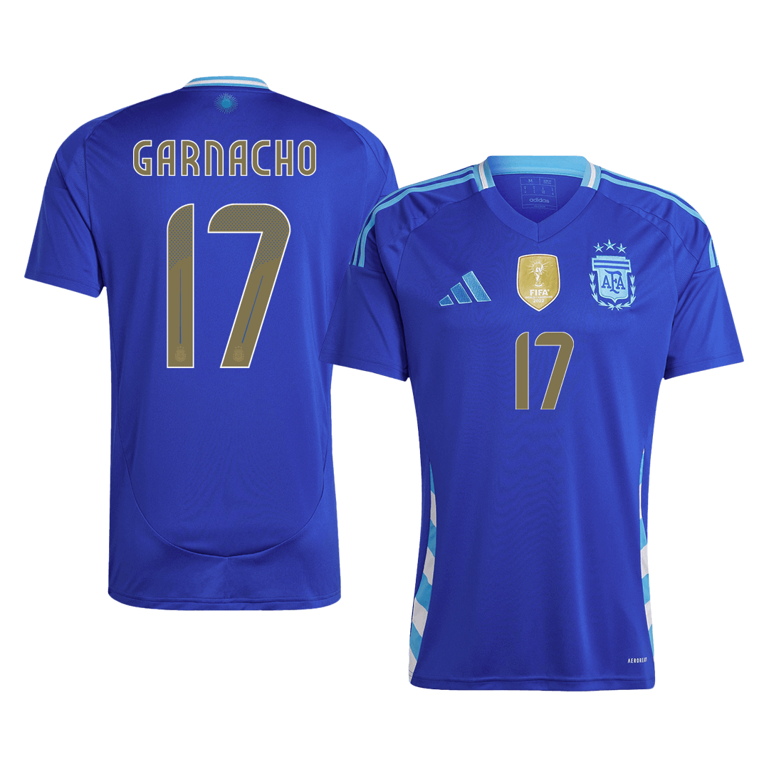 Maillot de football Garnacho #17 Argentine Extérieur 2024
