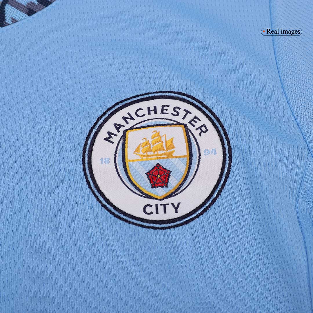 Soccer Kits Women's Manchester City Home Soccer Jersey Shirt 2024/25