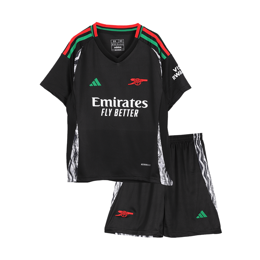 Camiseta de visitante del Arsenal para niños (camiseta y pantalón corto) 2024/25