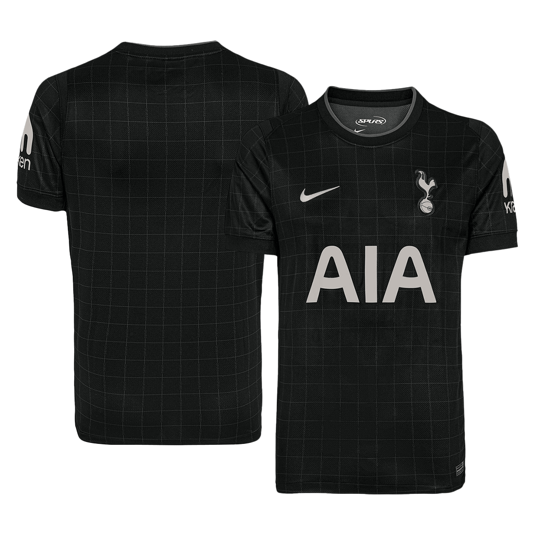 Camiseta de visitante del Tottenham Hotspur 2025/26, color negro