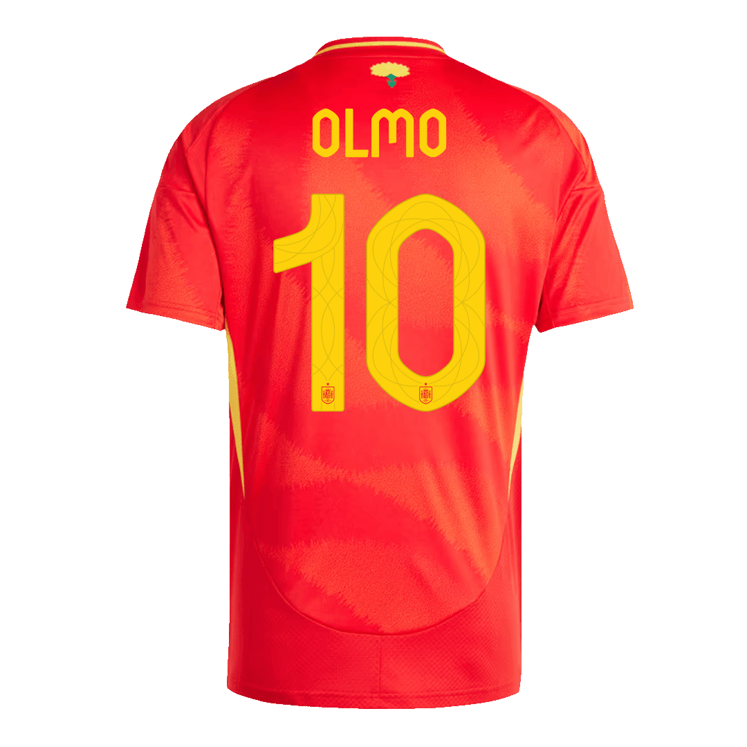 Maillot de football OLMO #10 Espagne Domicile Euro 2024