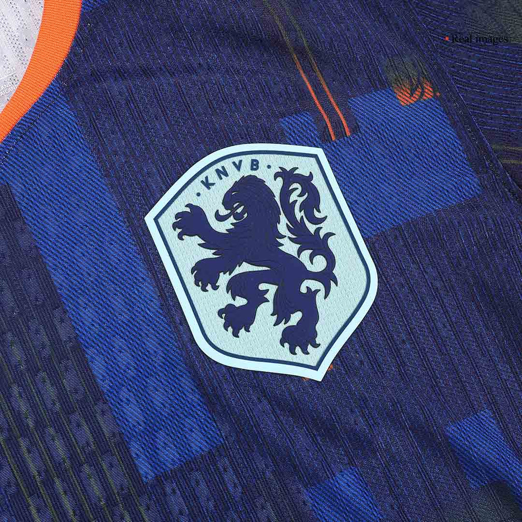 Soccer Kits Authentic Netherlands Away Soccer Jersey Euro 2024
